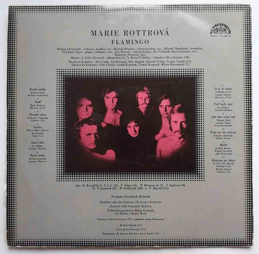 LP Marie Rottrová Flamingo 1972