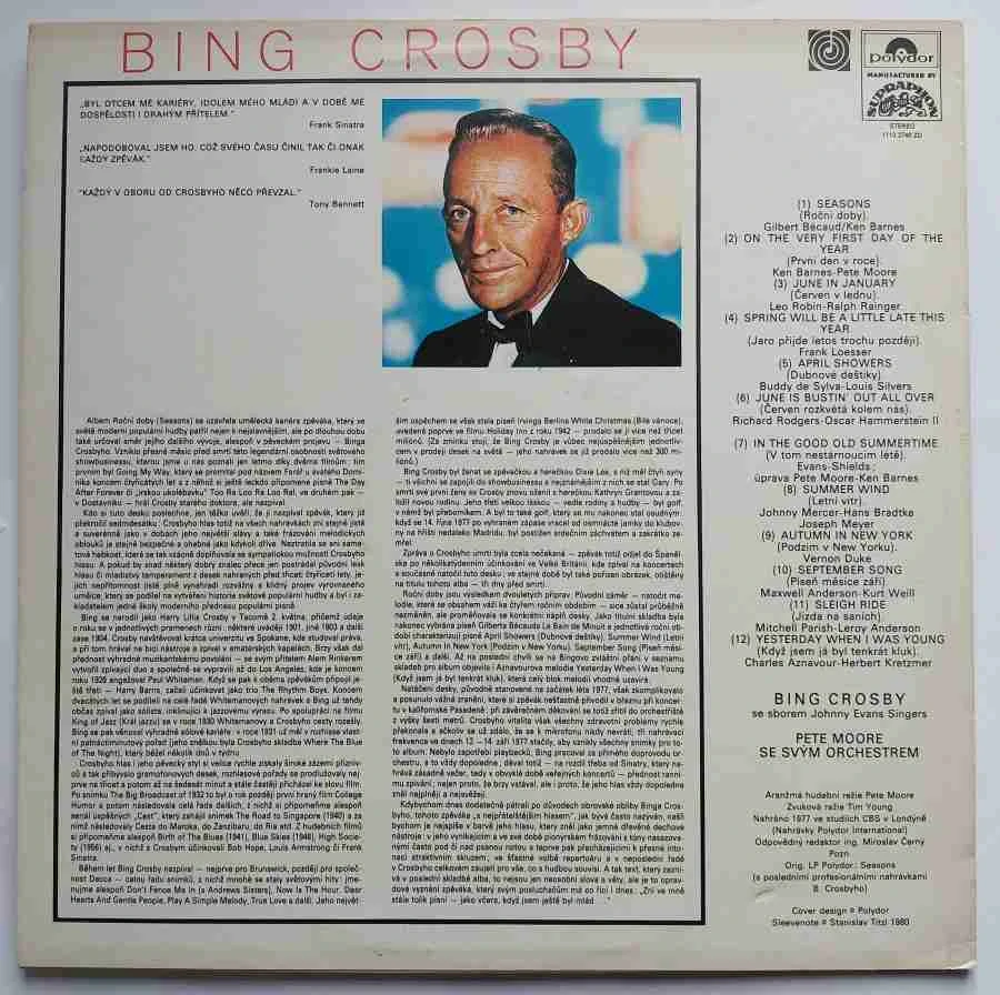 LP Bing Crosby - The Closing Chapter