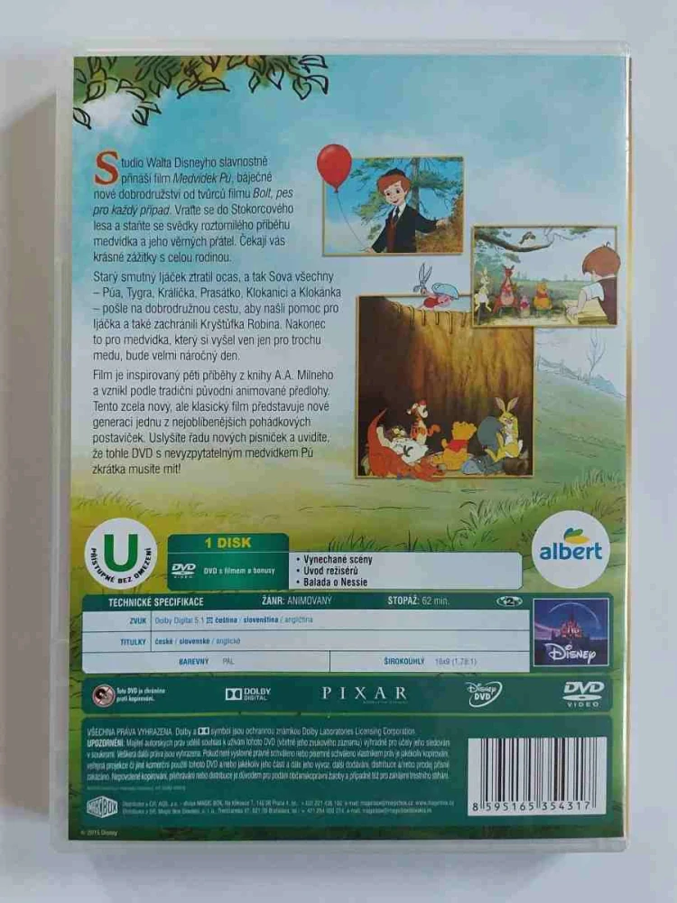 DVD Medvídek Pú (2011)
