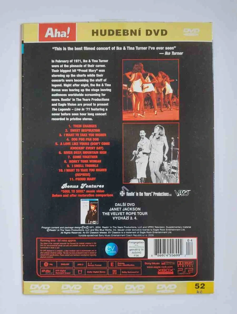 DVD Ike & Tina Turner Live in '77