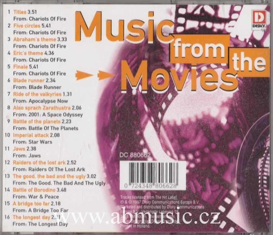 CD Music From The Movies