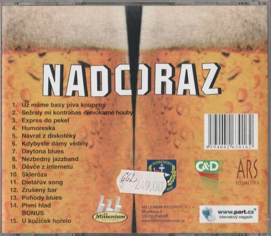 CD Nadoraz - Už Máme Basy Piva Koupený