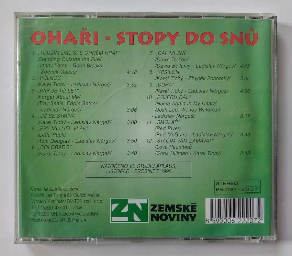CD Ohaři - Stopy do snů