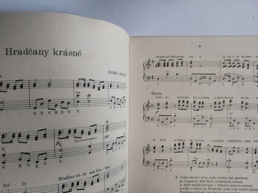 Vzpomínky na Karla Hašlera - noty pro Akordeon a zpěv