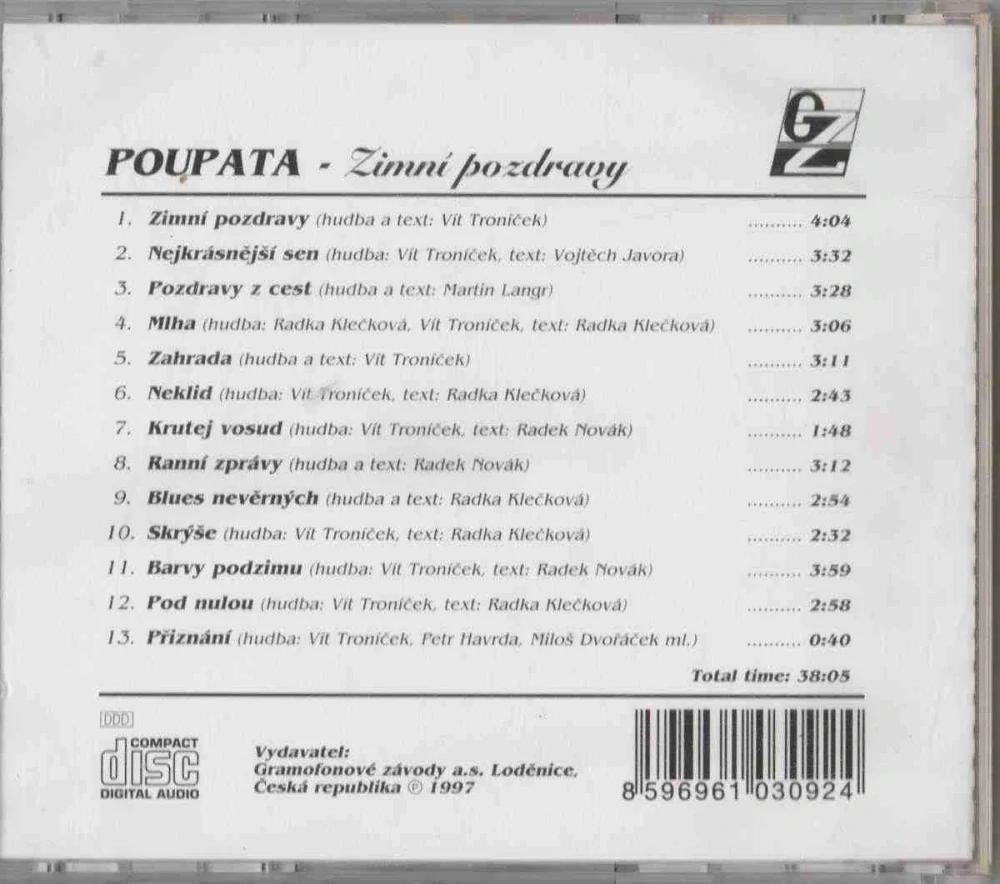 CD Poupata - Zimní pozdravy 