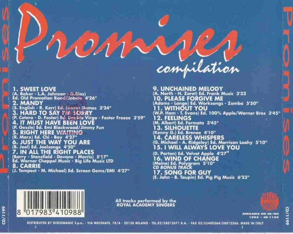 CD Promises Compilation