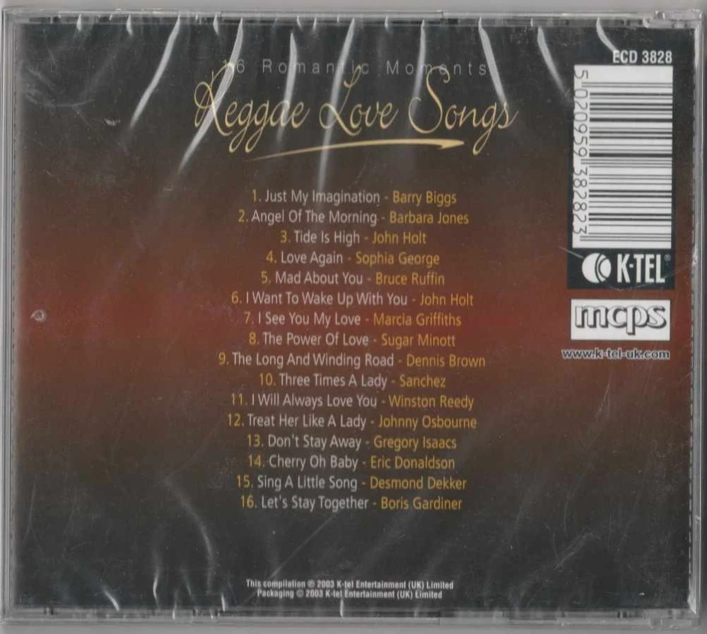 CD Reggae Love Songs