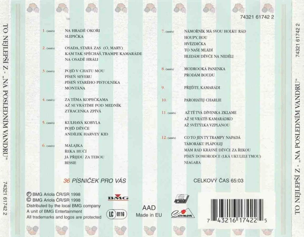 CD To nejlepší z " Na posledním vandru "