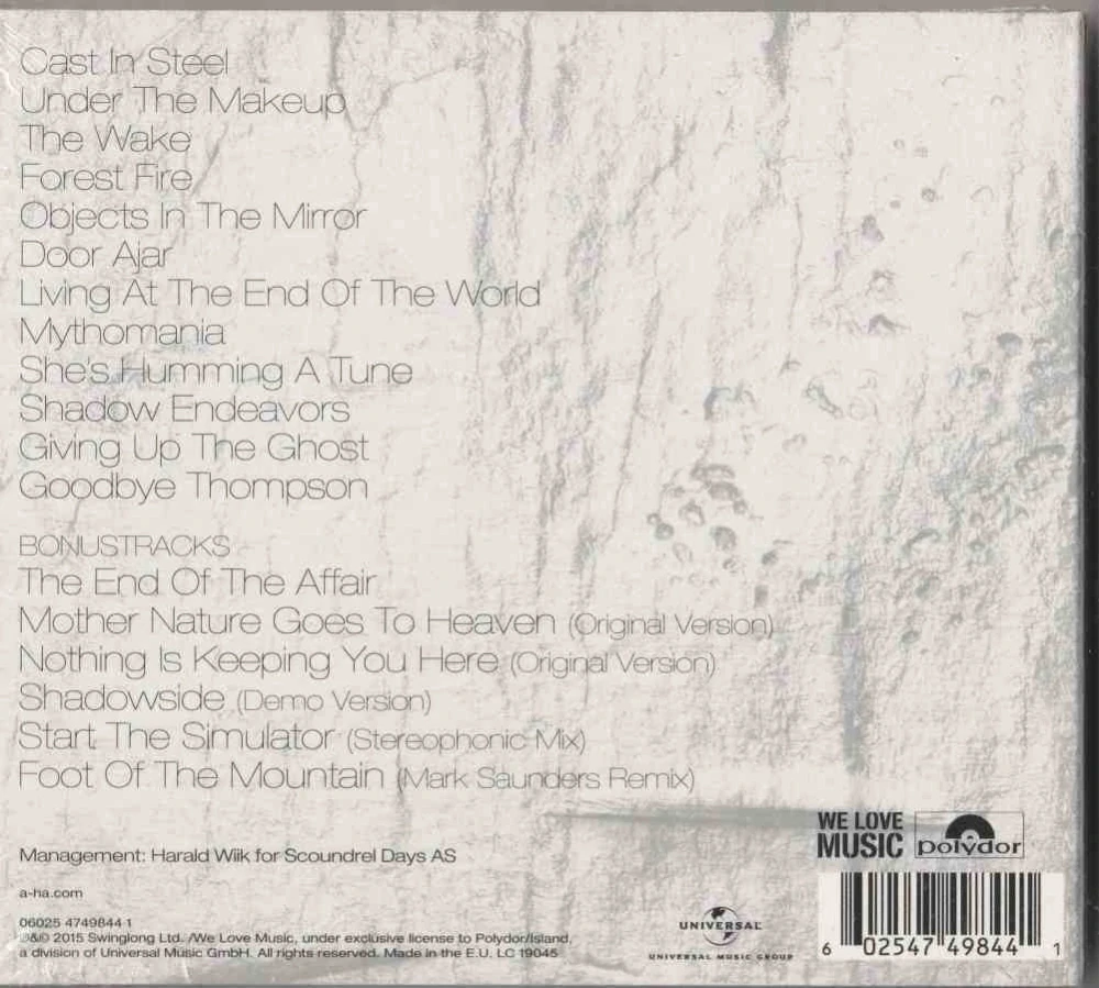 CD A-ha - Cast in steel Deluxe Edition