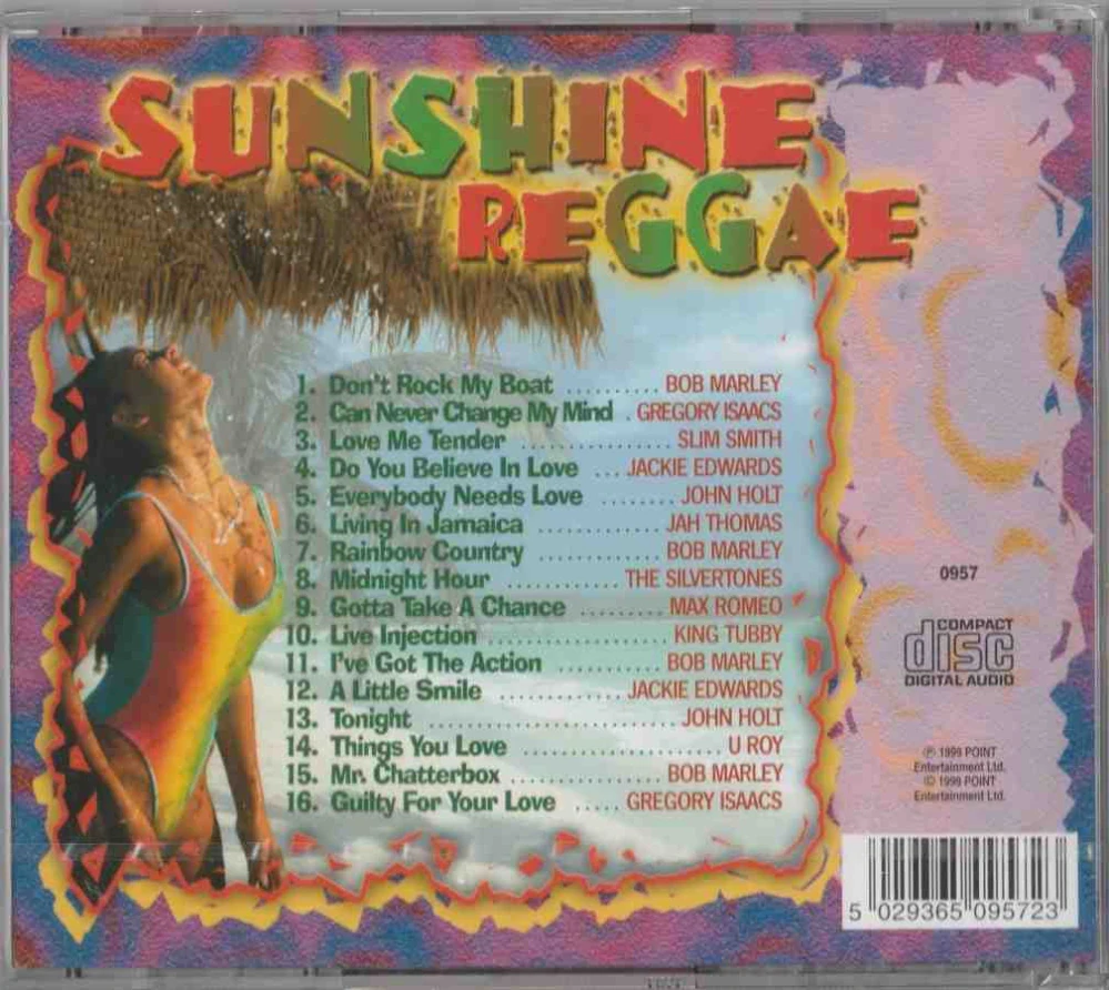CD Sunshine Reggae - Bob Marley , Slim Smith , John Holt