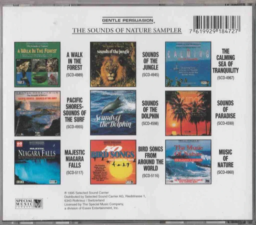 CD The Sound Of Nature Sampler