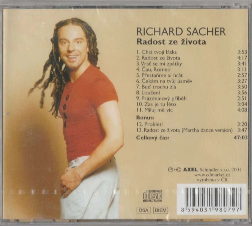 CD Richard Sacher - Radost ze života