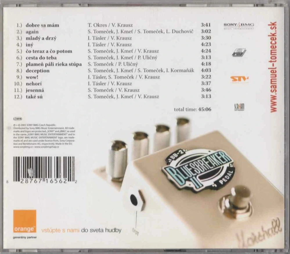 CD Samuel Tomeček - Mladý a drzý