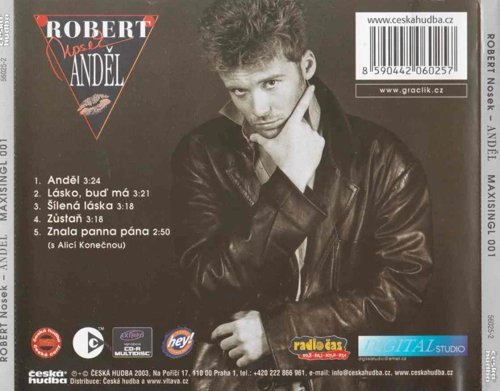CD Robert Nosek - Anděl Maxisingl 001