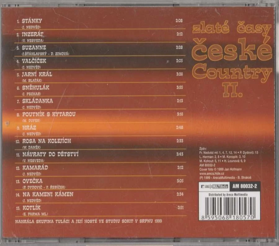 CD Zlaté časy české country II.