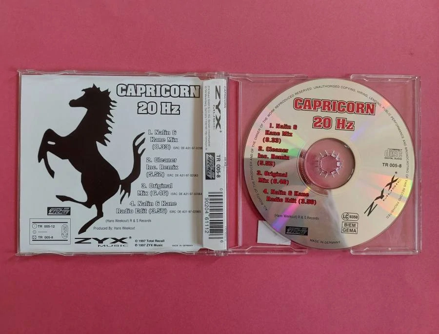 CD CAPRICORN 20 Hz Nalin & Kane