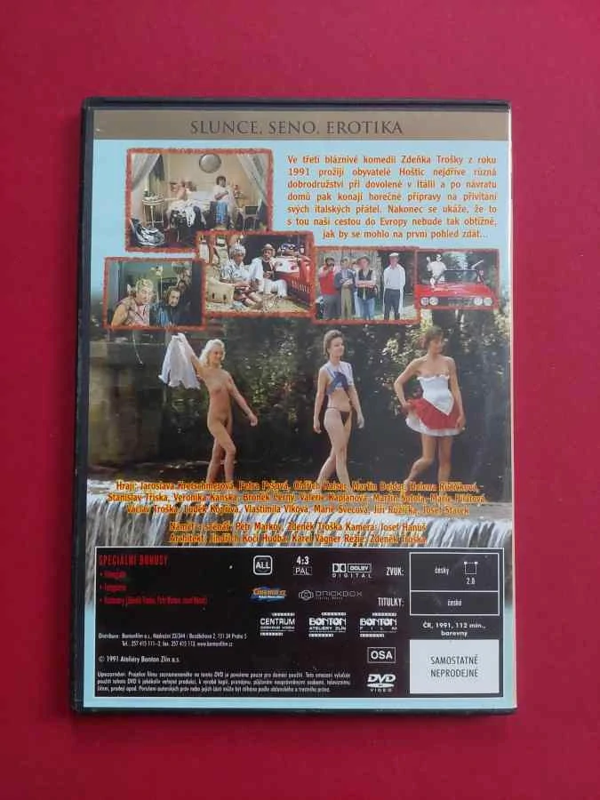 DVD Slunce, seno, erotika