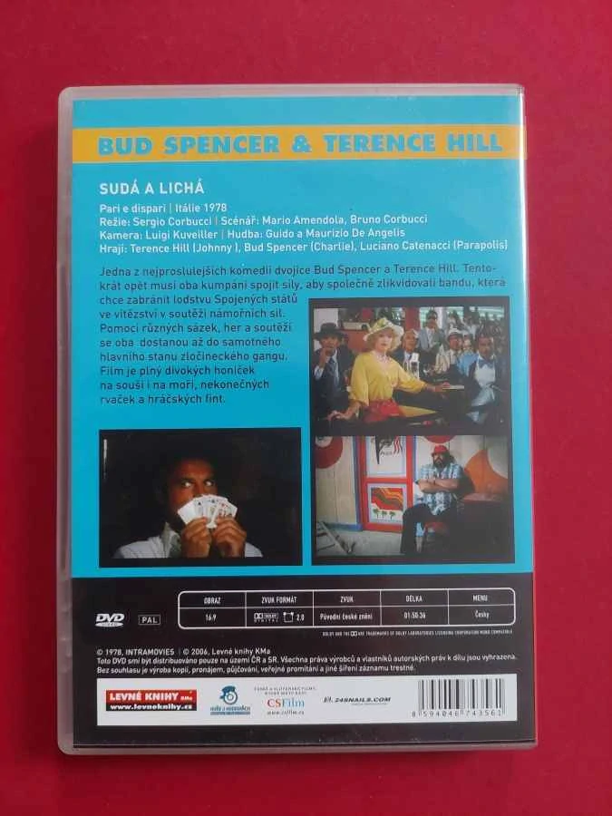 DVD Bud Spencer a Terence Hill - Sudá a lichá