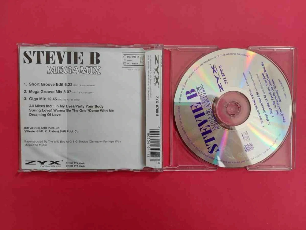 CD Maxi Single Stevie B - Megamix