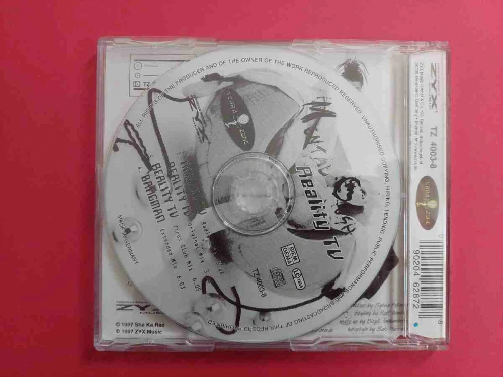 CD Maxi Single Mental Gush Reality TV