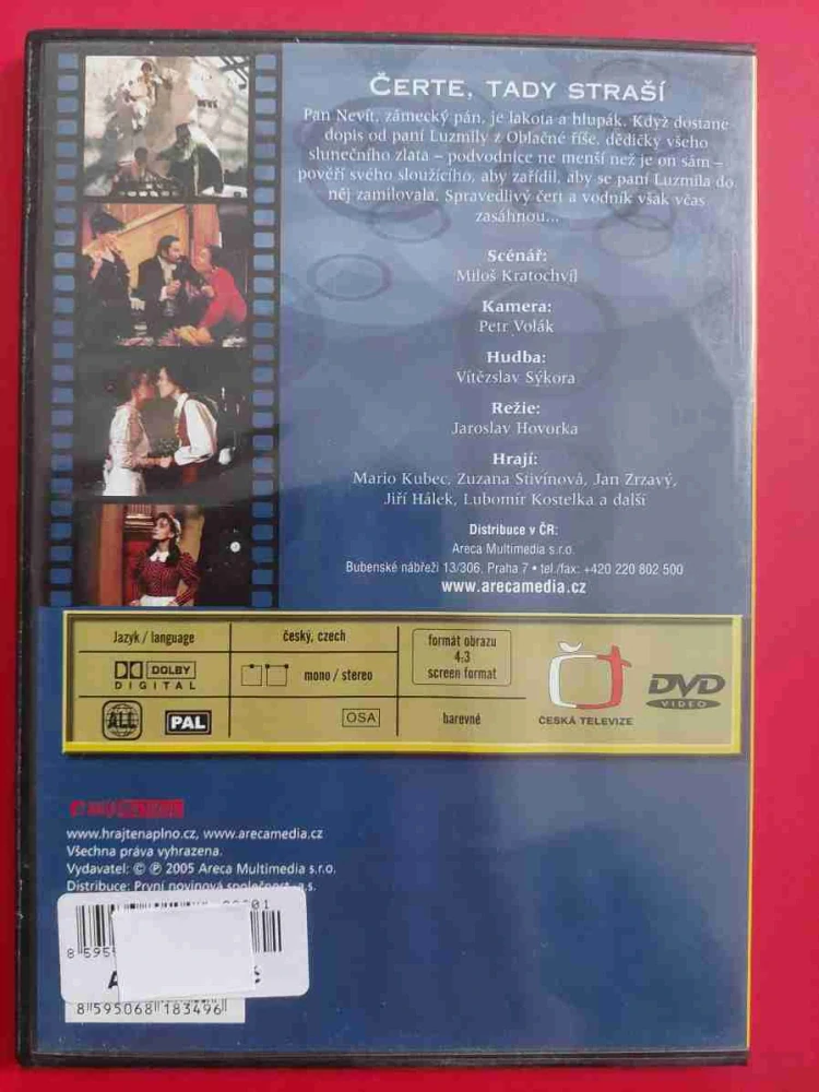 DVD Čerte, tady straší