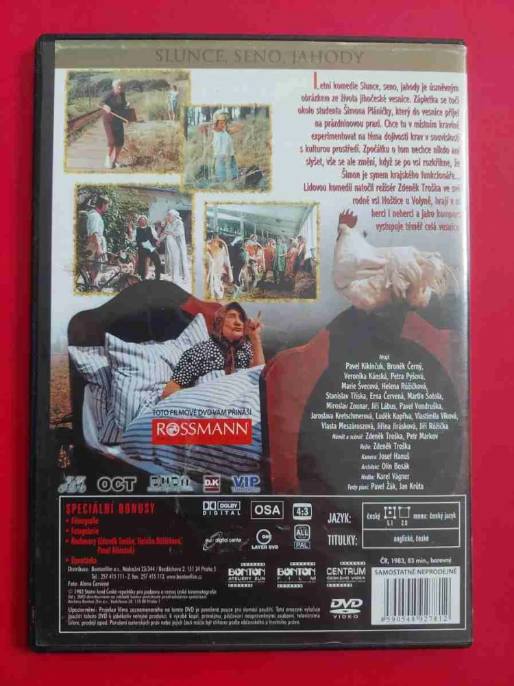 DVD Slunce, seno, jahody