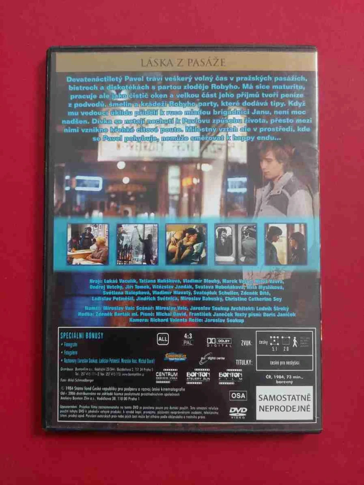 DVD Láska z pasáže