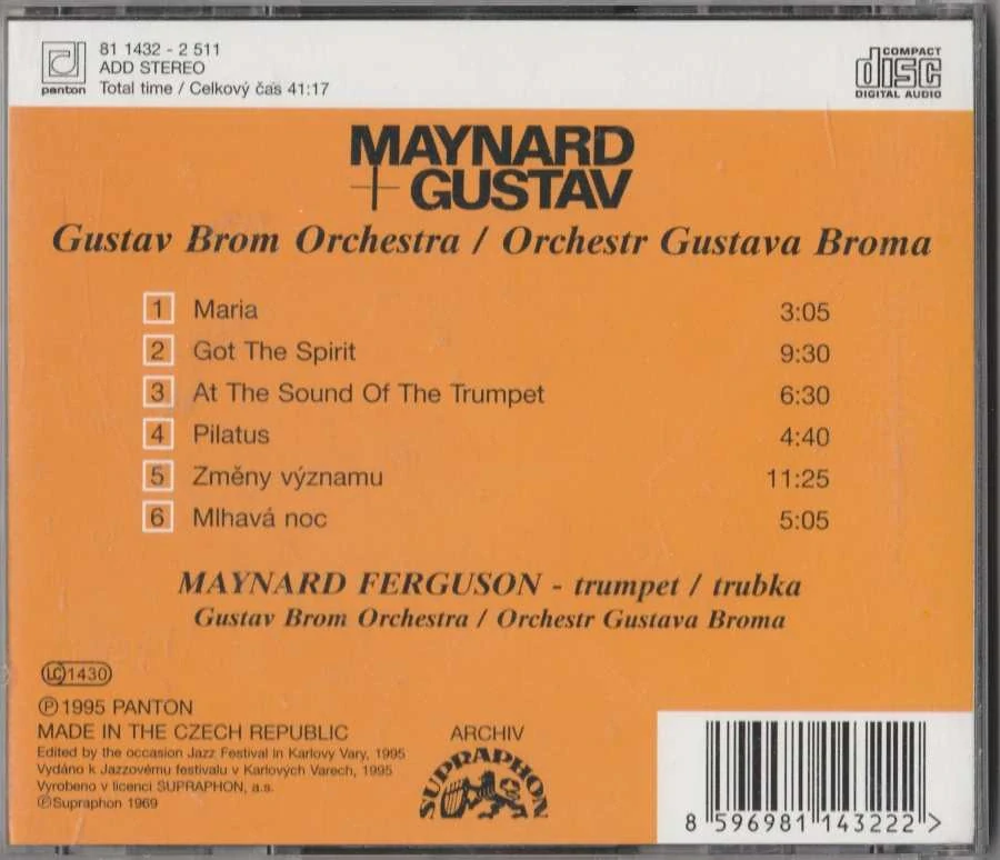 CD Maynard + Gustav Brom Orchestra
