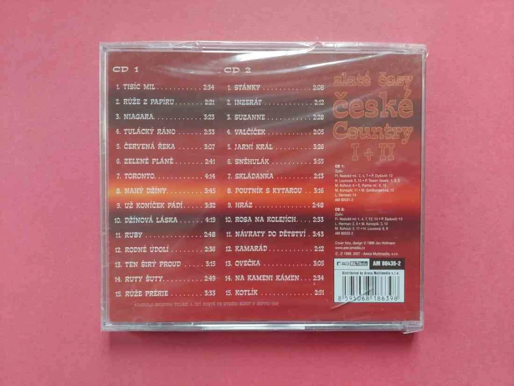 2CD Zlaté časy české country I + II