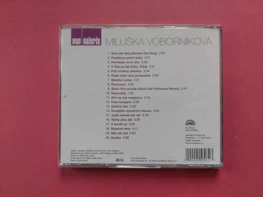 CD Miluška Voborníková Pop galerie