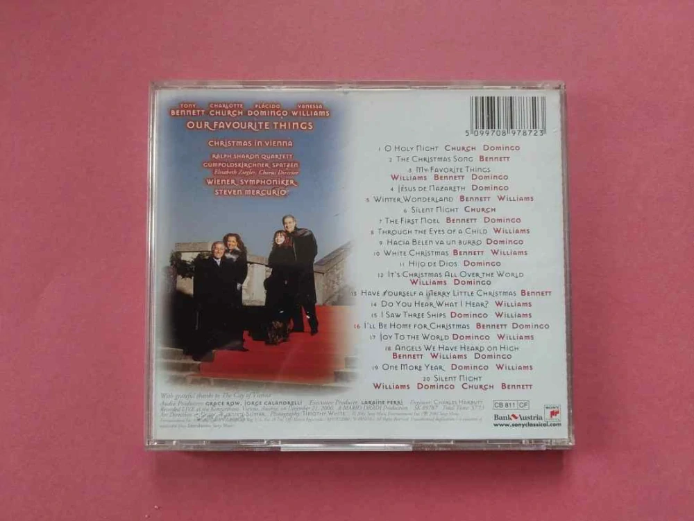CD Tony Bennett , Charlotte Church , Placido Domingo , Vanessa Williams - Our Favourite Things