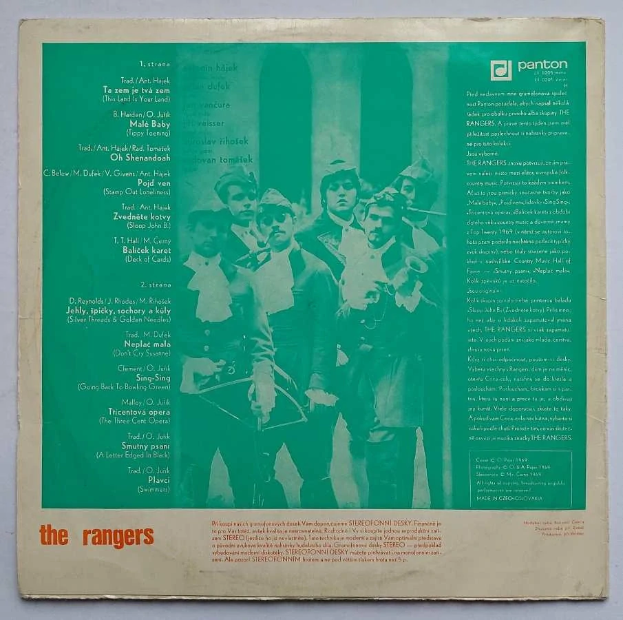 LP The Rangers 1969 