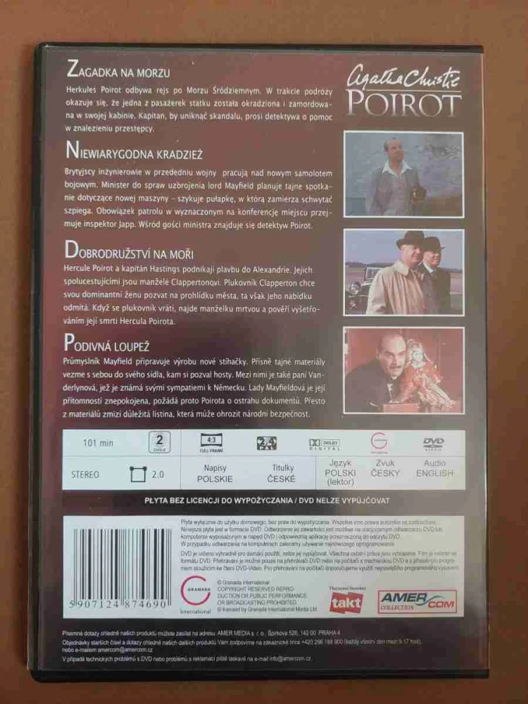 DVD POIROT 4 Agatha Christie 
