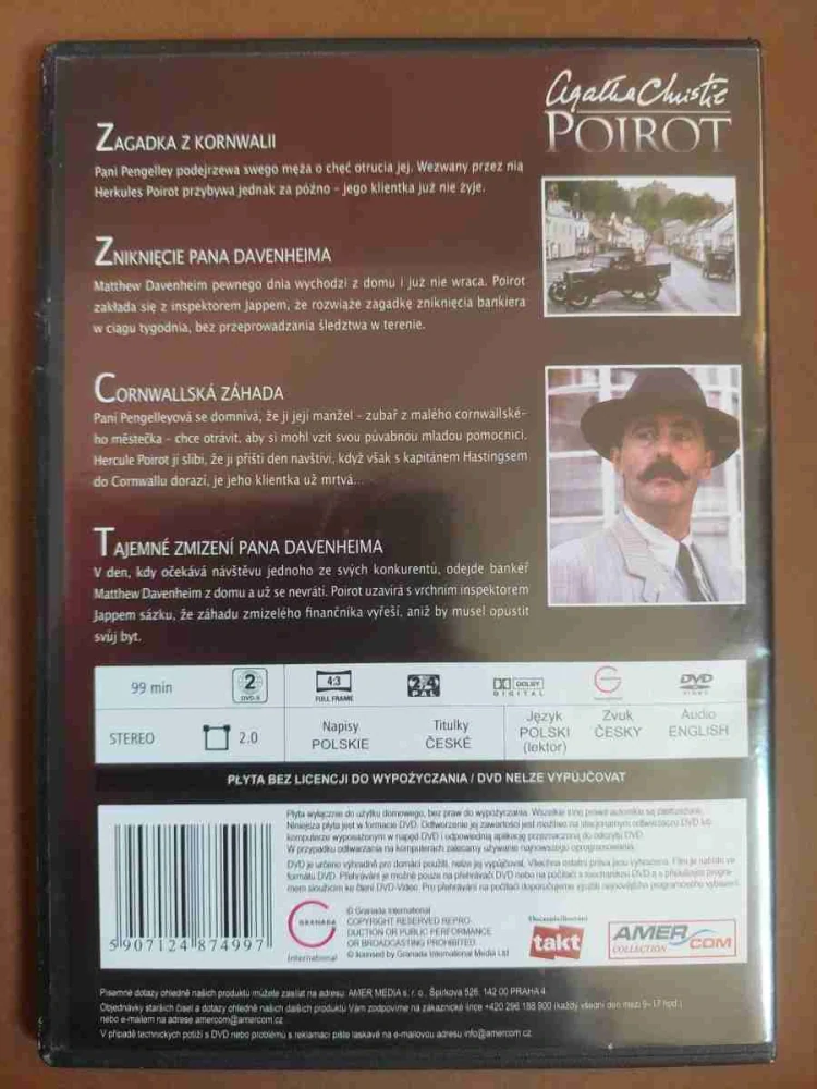 DVD POIROT 8 Agatha Christie 