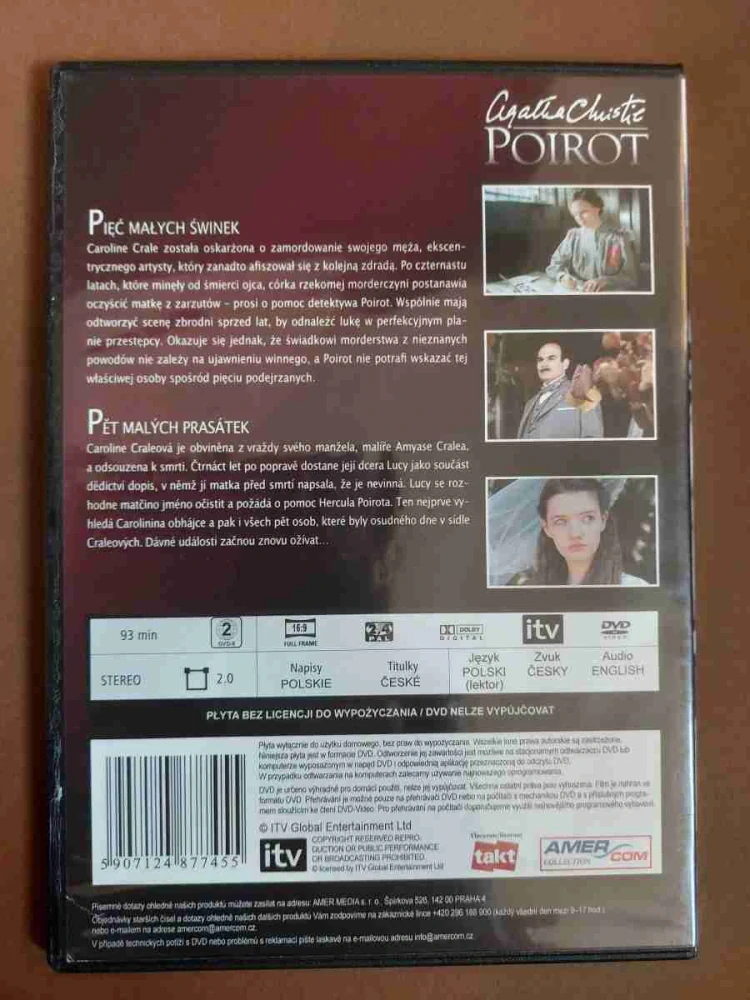 DVD POIROT 32 Agatha Christie 