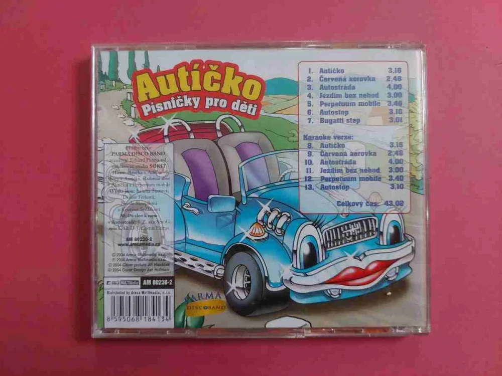 CD Autíčko Písničky pro děti