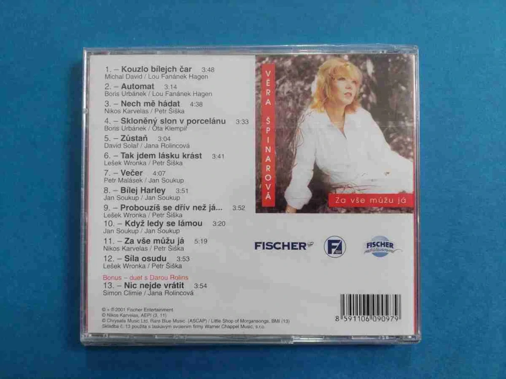 CD Věra Špinarová - Za vše můžu já