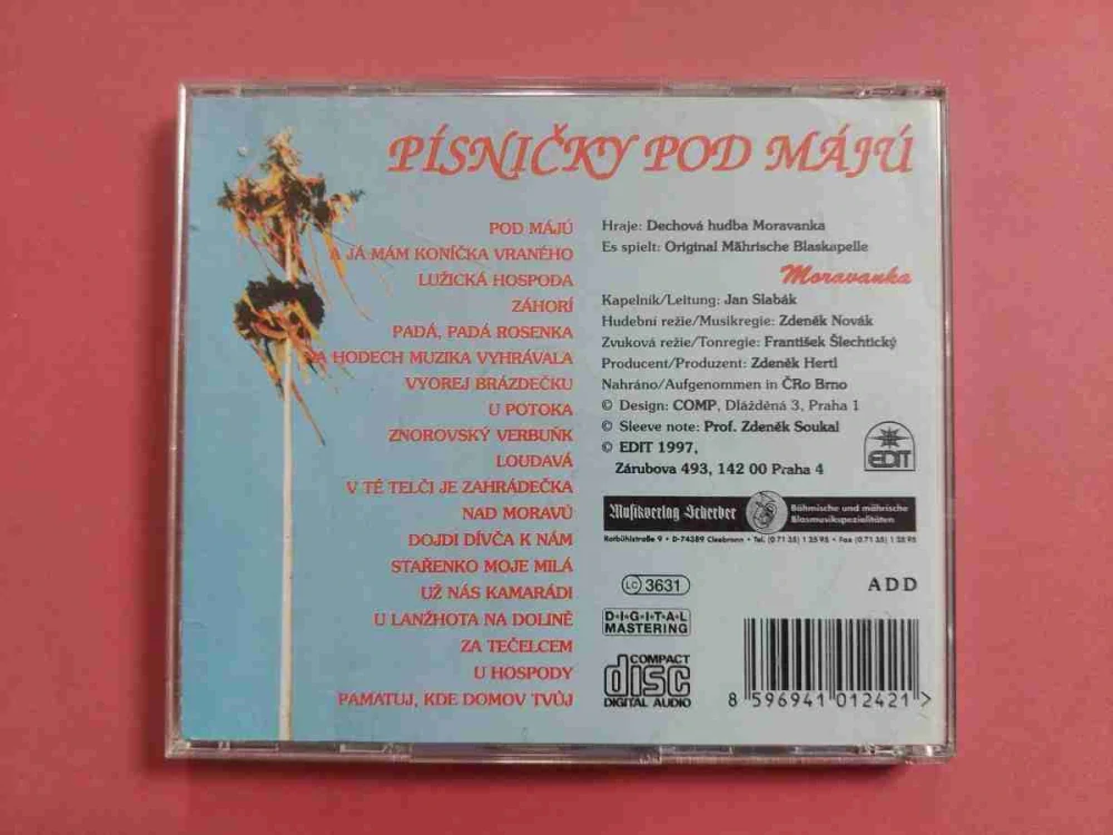 CD Moravanka Jana Slabáka - Písničky Pod Májú