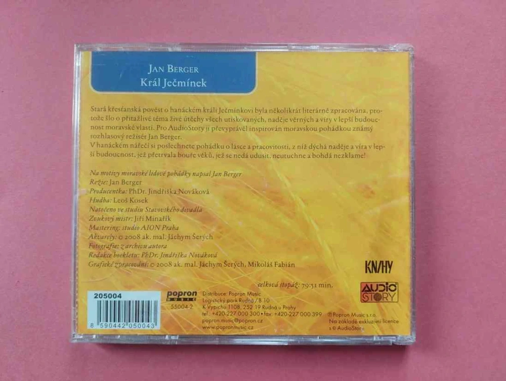 CD Jan Berger - Král Ječmínek