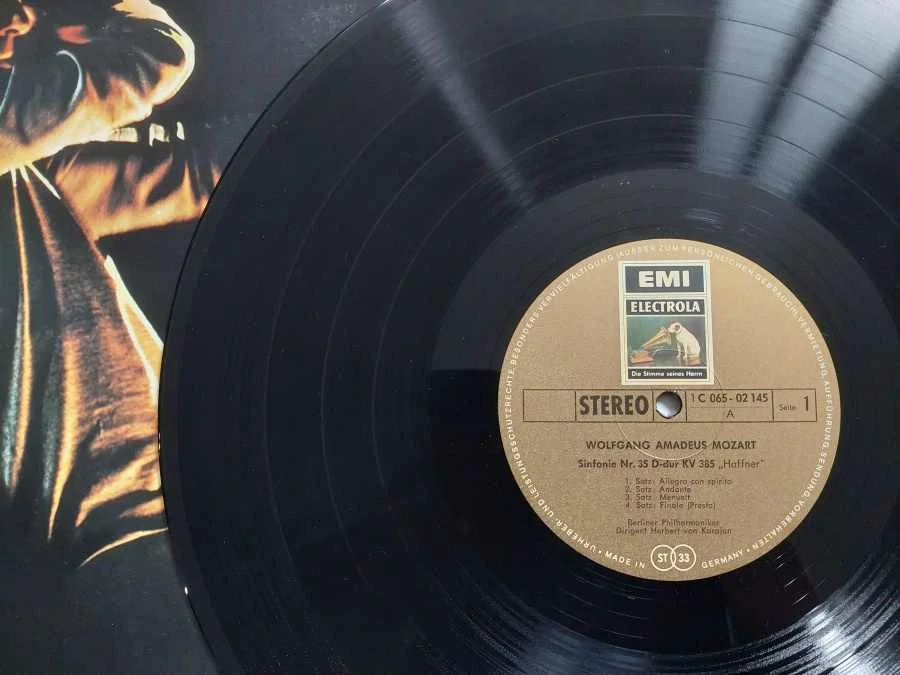 LP Mozart Sinfonie nr. 35 Haffner and Sinfonie nr. 36 Linzer - Herbert von Karajan 1C 065-02 146