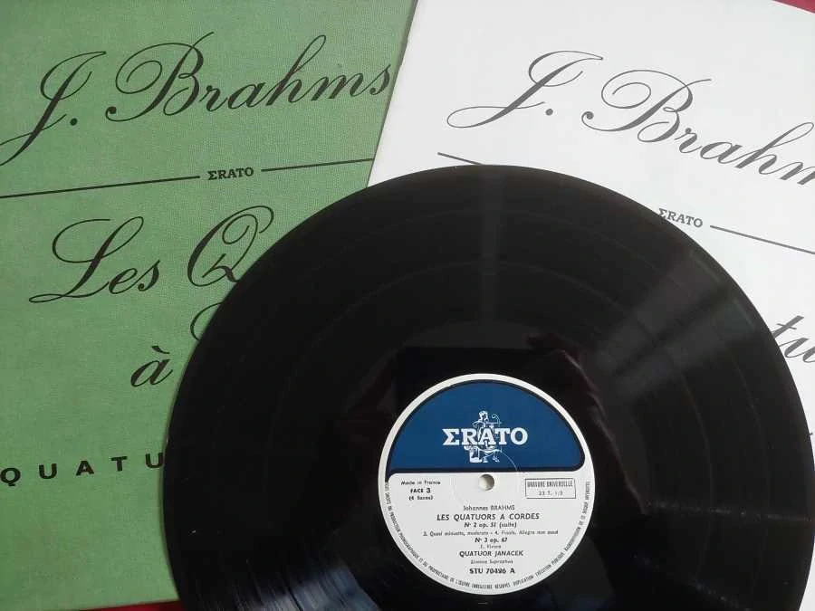 LP Johannes Brahms - Les Quatuors A Cordes Quatuor Janacek
