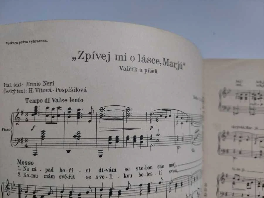 C. A. Bixio - Zpívej mi o lásce Marjú 