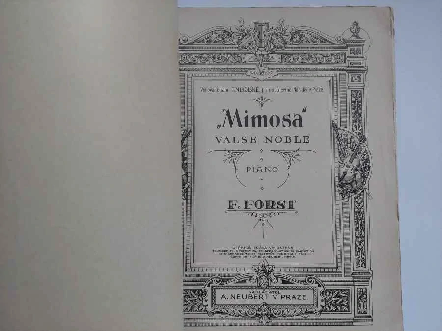 F. Forst - Mimosa Valse noble