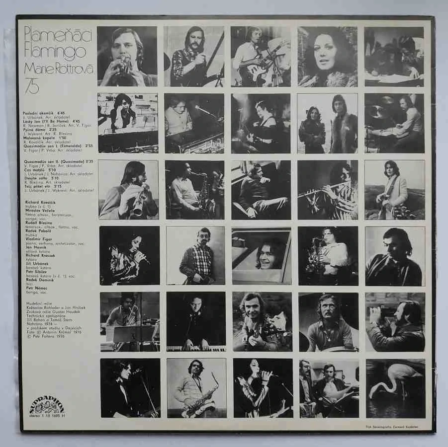 LP Plameňáci / Flamingo / & Marie Rottrová 75