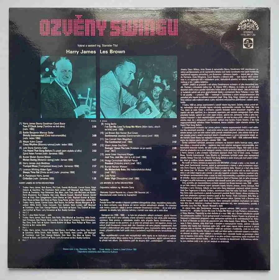 LP Harry James / Les Brown - Ozvěny swingu