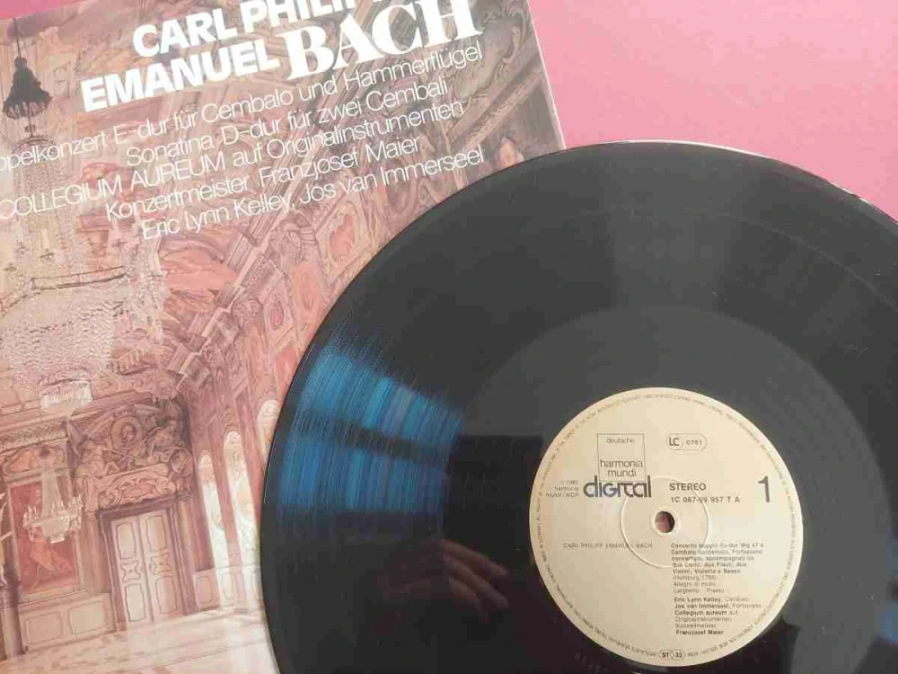 LP Carl Philip Emanuel Bach - Doppelkonzert E-dur Cembalo und Hammerflügel