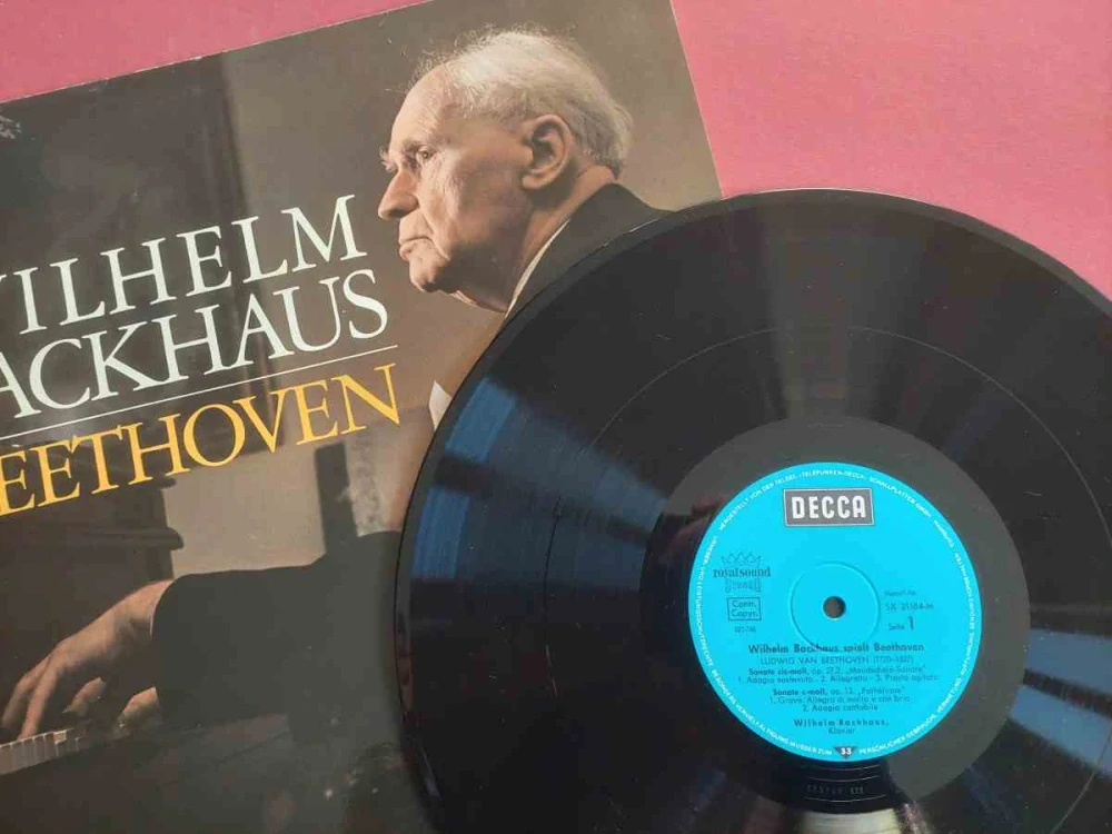 LP Beethoven Wilhelm Backhaus Mondschein-Sonate