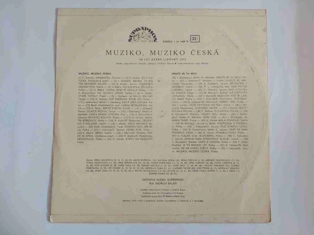 LP Muziko, muziko česká - 50 let české lidovky 3