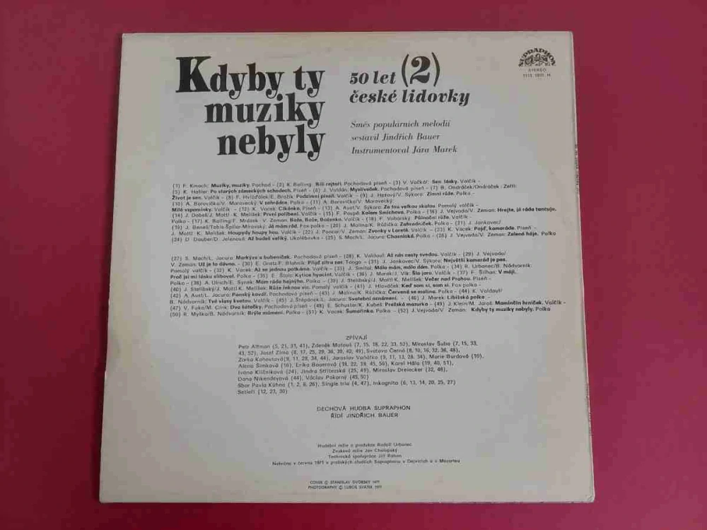 LP Kdyby ty muziky nebyly - 50 let české lidovky 2