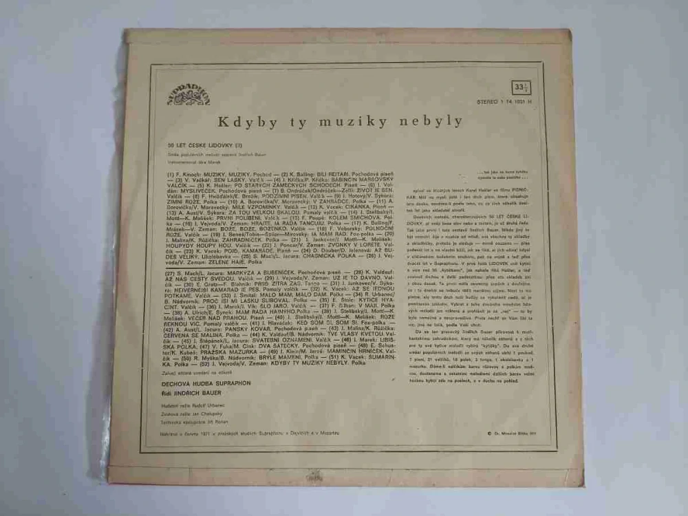 LP Kdyby ty muziky nebyly